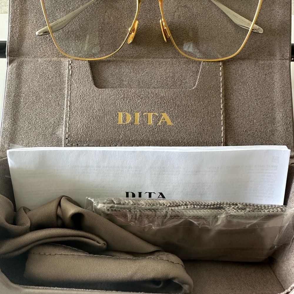 We Dita RAVITTE Yellow Gold And Silver (01) Eyeglasses